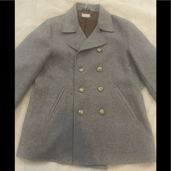 BRUNELLO CUCINELLI GREY COAT SIZE 50/L - Picture 4 of 13
